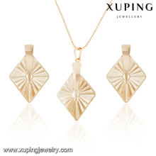 63890 Xuping fashion beautiful Italian gold plated jewelry sets
